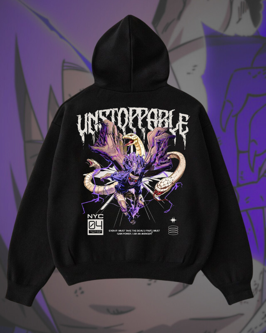 Hoodie Sasuke / Naruto